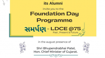 LD@75: Foundation day celebration with Hon. CM of Gujarat