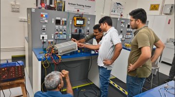 Testing work by faculty in BOSCH Lab