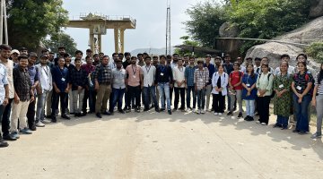 A technical visit to Dharoi dam on 22 September 2023