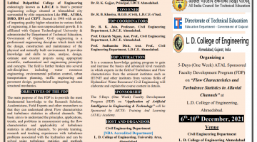 A one week faculty development program sponsored by ATAL betweeen 06 December to 10 December 2021