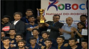 Team Robocon of LDCE won the Robocon India 2019 at the National level and will represent India in this competition at the international level in Mongolia