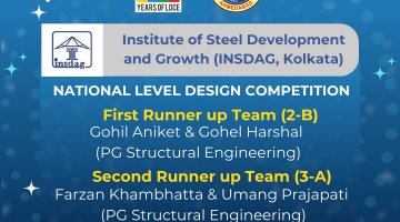 LDCE students shines at the National Level Design Competition-2024