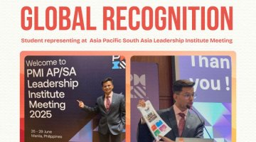 Nachiket Budheliya, student of Robotics and Automation, represented LDCE at the Leadership Institute Meeting (LIM) held in Manila, Philippines from 26th to 29th June.
