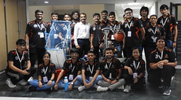 Team ROBOCON LDCE successfully qualified for the quarterfinals, ABU Robocon 2025
