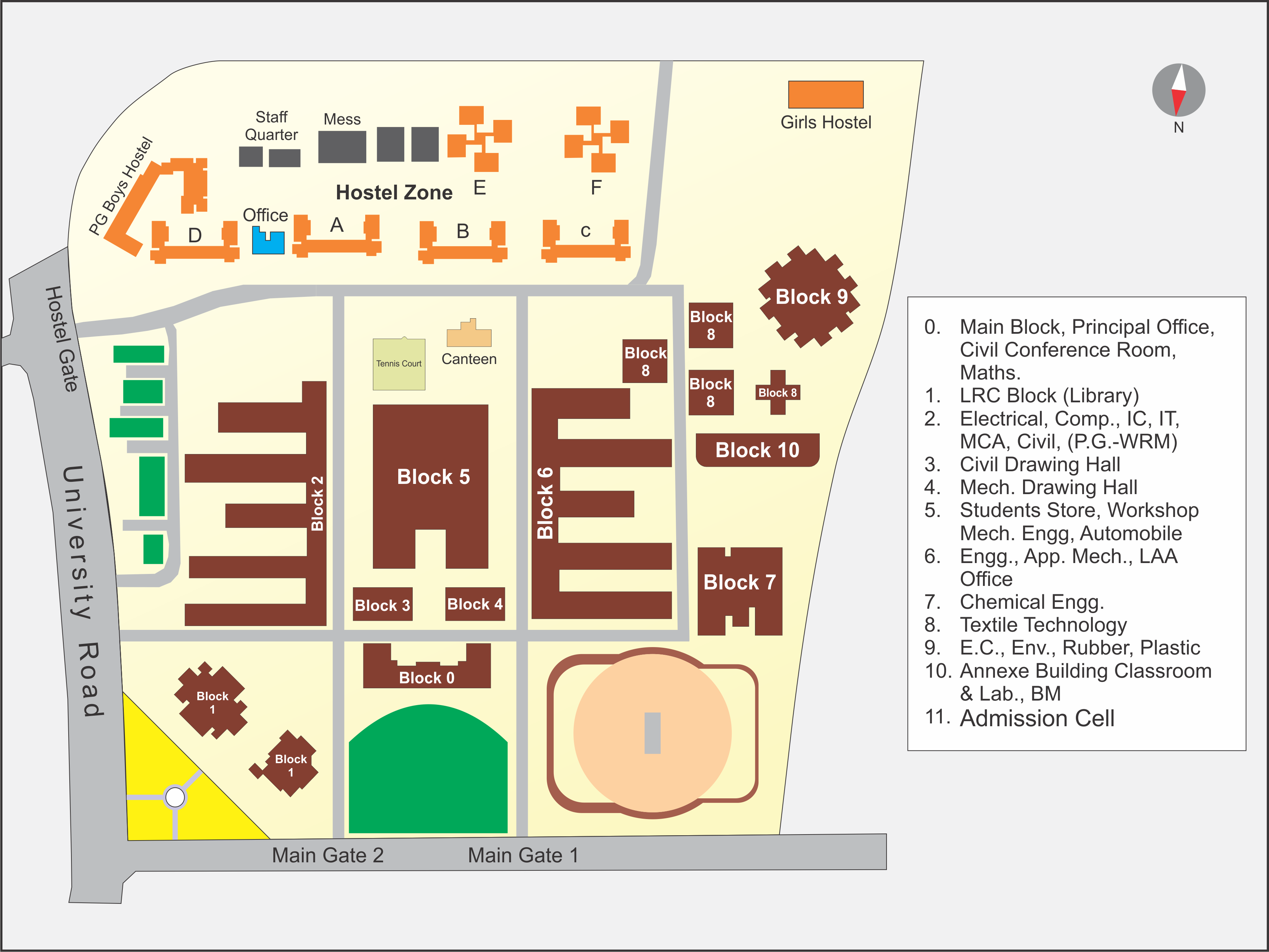 LDCE Campus Map
