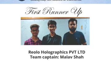 Computer Engineering Department Students and LDCE SSIP Project Reolo have secured the second position in the National level HACK AND REBOOT Competition organized by IIT, Kanpur.